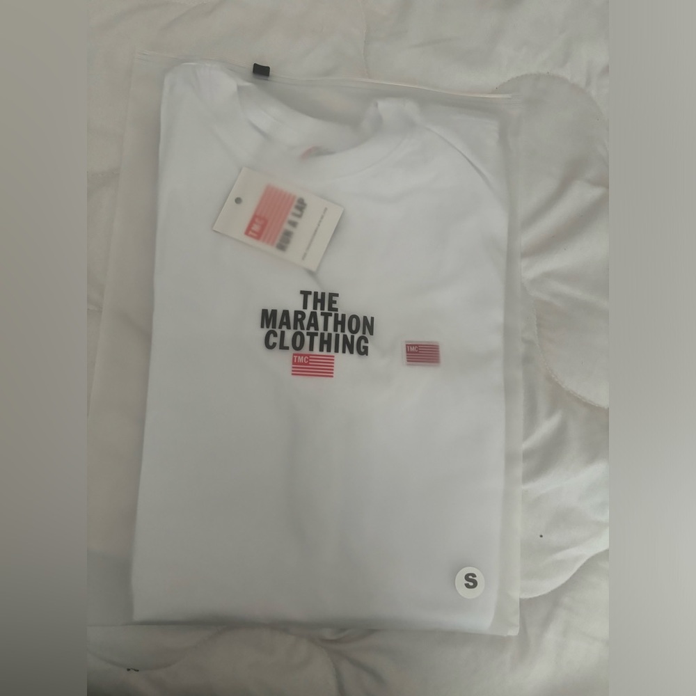 White The Marathon Clothing T shirt
